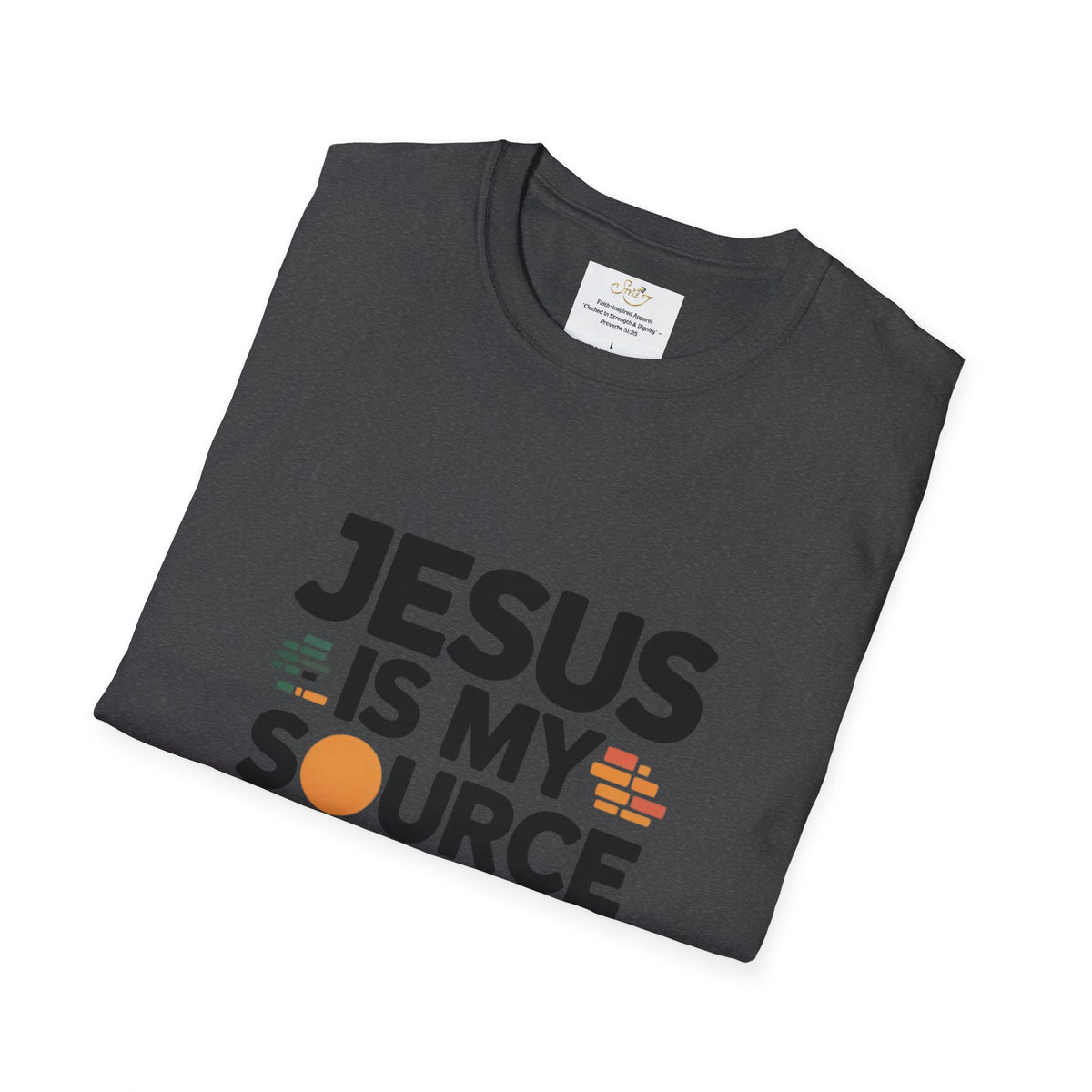 Jesus Is My Source Code T-Shirt — Christian Programmer Tee