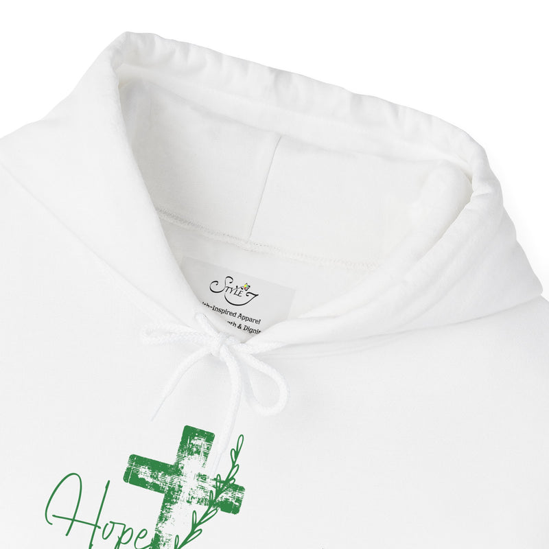 Faith Cross Hoodie — "Hope You Can Hold" Christian Pullover