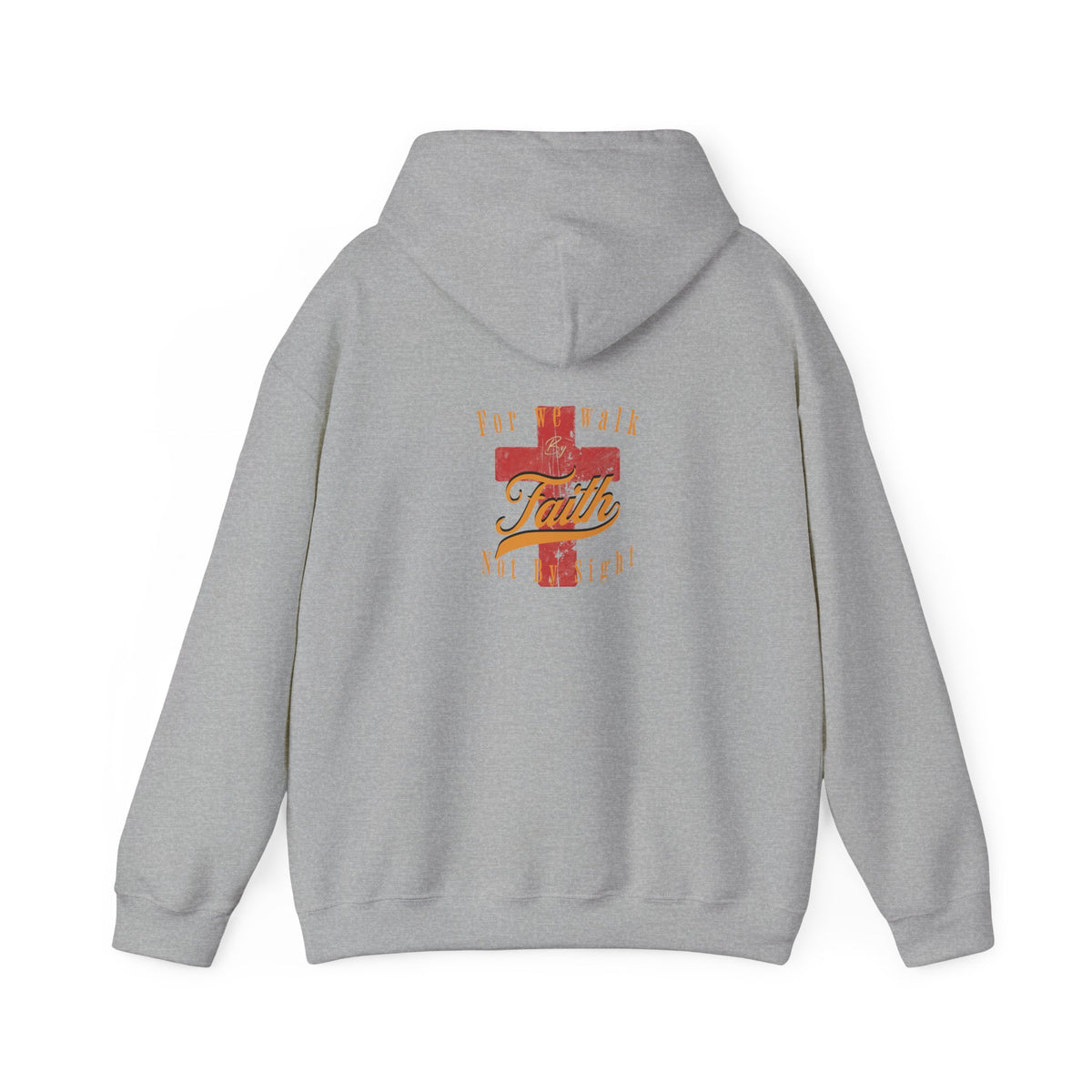 Unisex Blessed Faith Hoodie - 'Walk by Faith' Christian Pullover