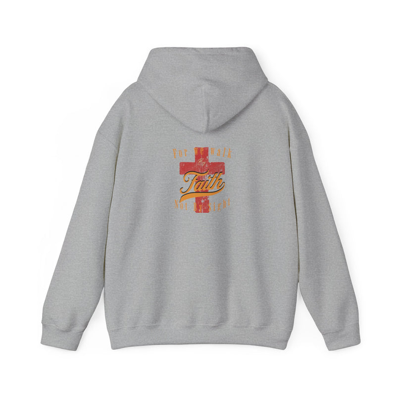 Unisex Blessed Faith Hoodie - 'Walk by Faith' Christian Pullover