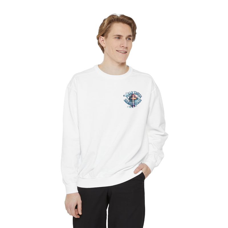 Wear Truth Share Grace Sweatshirt — Christian Cross 'Blessed' Pullover