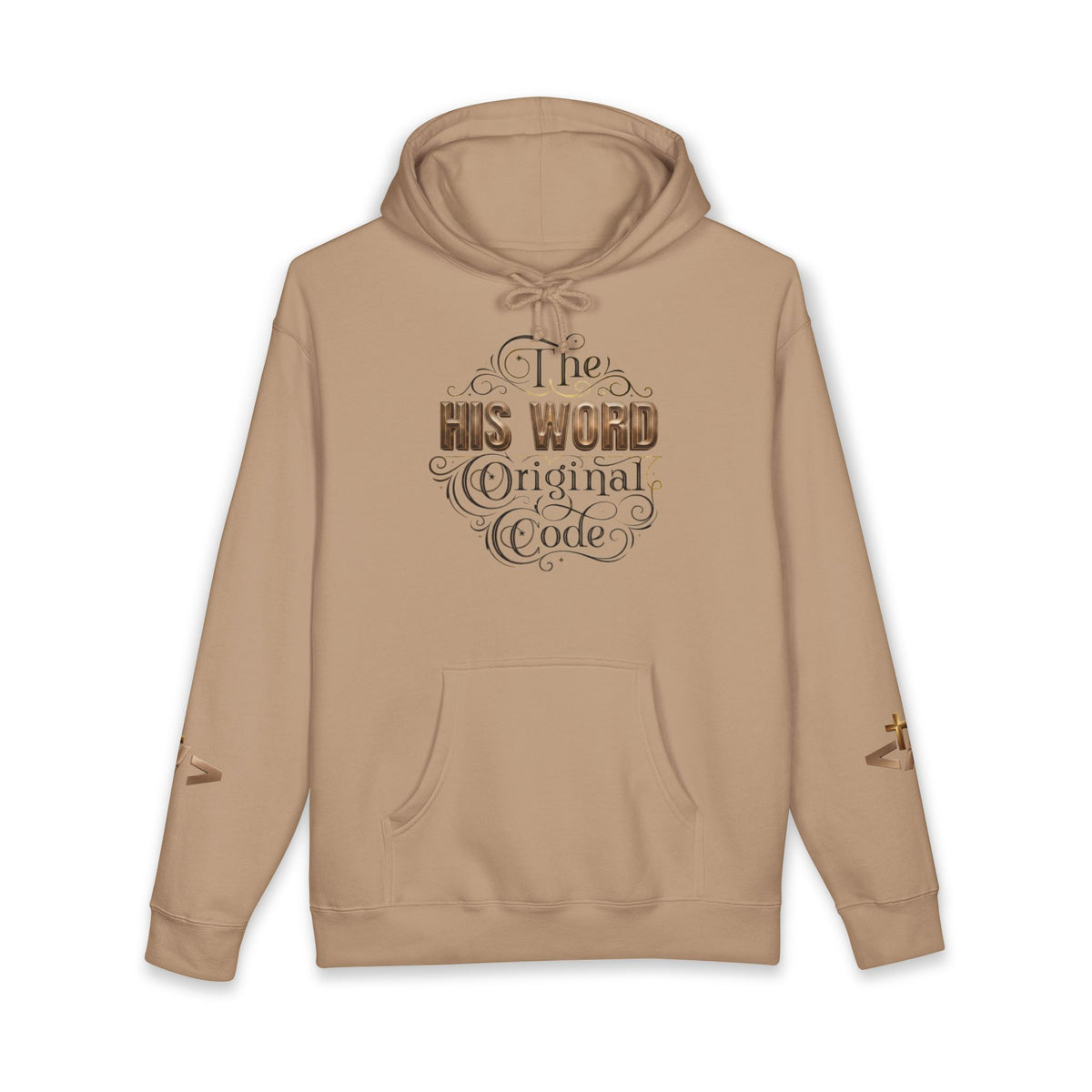 His Word: The Original Code Hoodie — John 1:1 Christian Sweatshirt