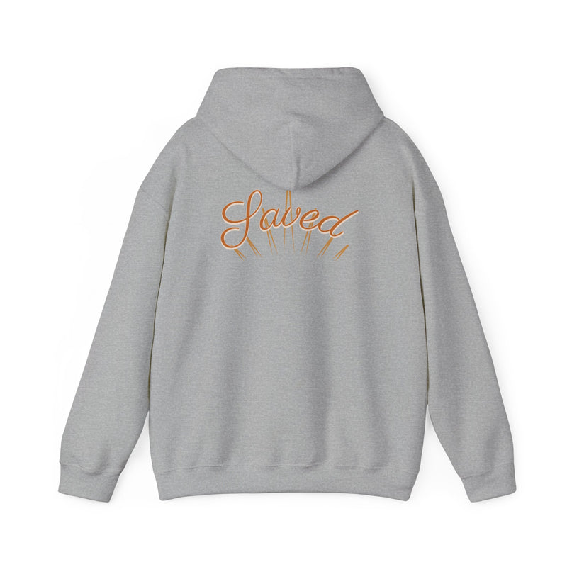 Saved Hoodie — Christian Cross Inspirational Pullover