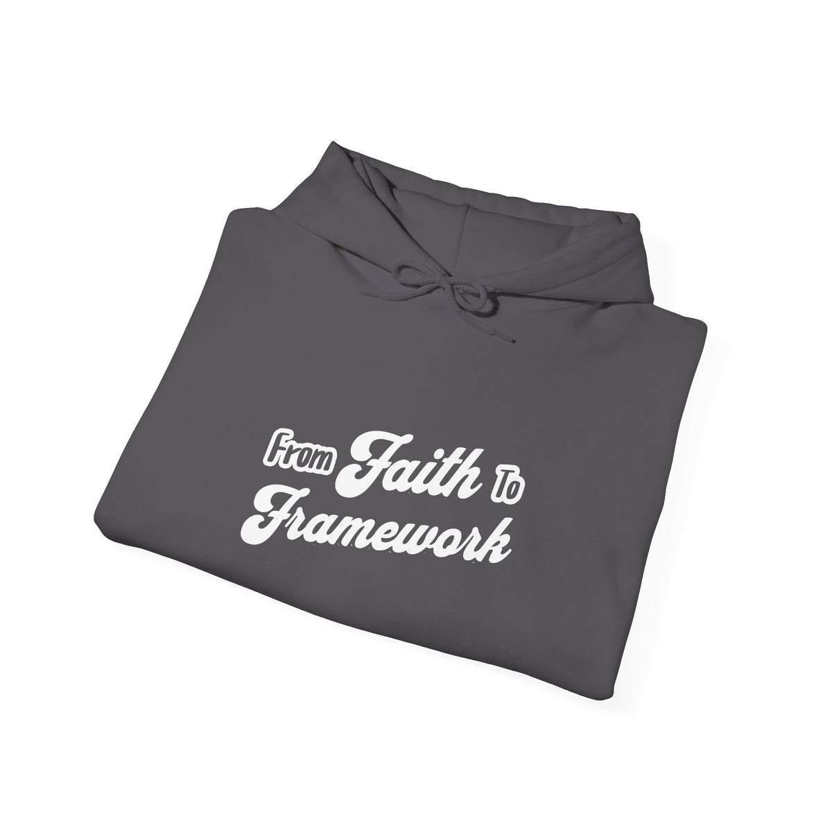 Faith & Framework Hoodie — Inspirational Christian Pullover