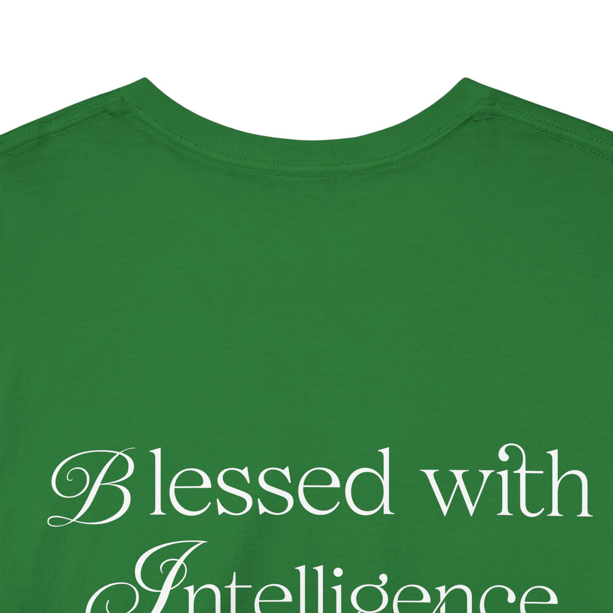 Amen & Algorithms T‑Shirt — “Blessed with Intelligence” Graphic Tee
