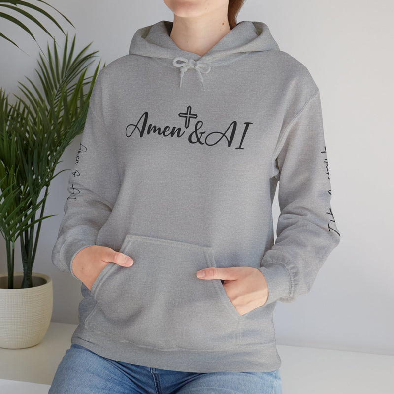 Amen & AI Unisex Heavy Blend™ Hooded Sweatshirt