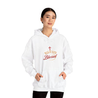 Unisex Blessed Faith Hoodie - 'Walk by Faith' Christian Pullover
