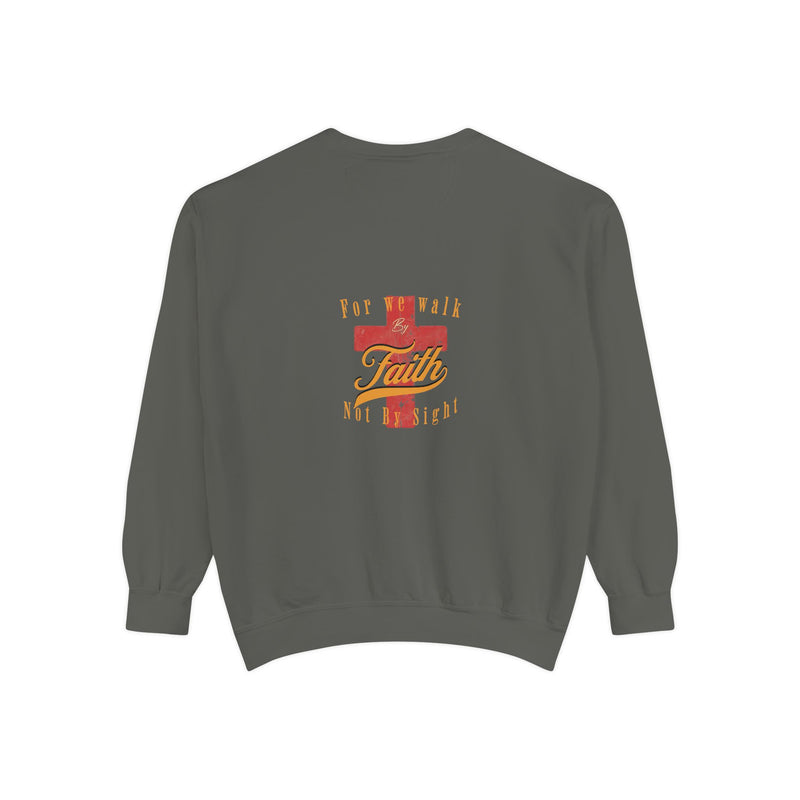 Unisex Blessed Faith Sweatshirt — Christian Cross Pullover