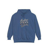 Laptop CEO Hoodie — 'Be Your Own Boss' Graphic Garment-Dyed Hoodie