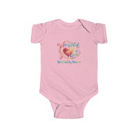 Baby Bodysuit — "Wrapped in Love, Watched by Heaven" Rainbow Heart Infant Onesie