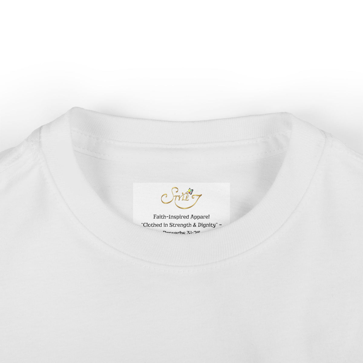 Infant Tee — "JOY: The joy of the Lord is your strength" (Nehemiah 8:10)