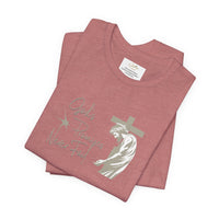 Faith T-Shirt — "God's Promises Never Fail" Christian Tee with Cross & Olive Branch Design