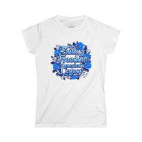 Patriotic Floral Tee — "Faith, Freedom, American Legacy" Women's T‑Shirt