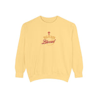 Unisex Blessed Faith Sweatshirt — Christian Cross Pullover