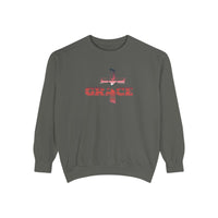 Grace Cross Sweatshirt — Christian Faith Graphic Crewneck
