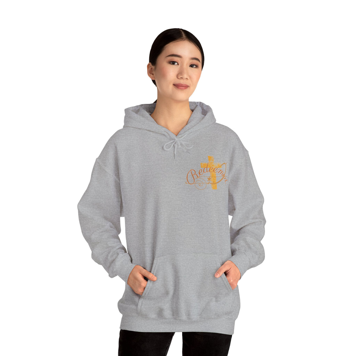 Saved Hoodie — Christian Cross Inspirational Pullover