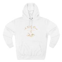 Faith Script Hoodie — "A Daily Dose of Faith" Gold Script Fleece Hoodie