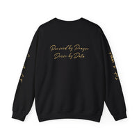 Christian AI Crewneck Sweatshirt - "Amen & AI" Gold Script, "Powered by Prayer, Driven by Data"