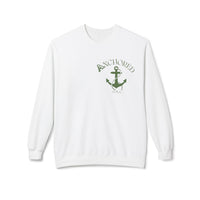 Anchored Crewneck Sweatshirt — Faith, Hope, Grace Inspirational Pullover
