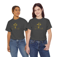 Christian T-Shirt - 'Hope You Can Hold' Gold Cross Tee