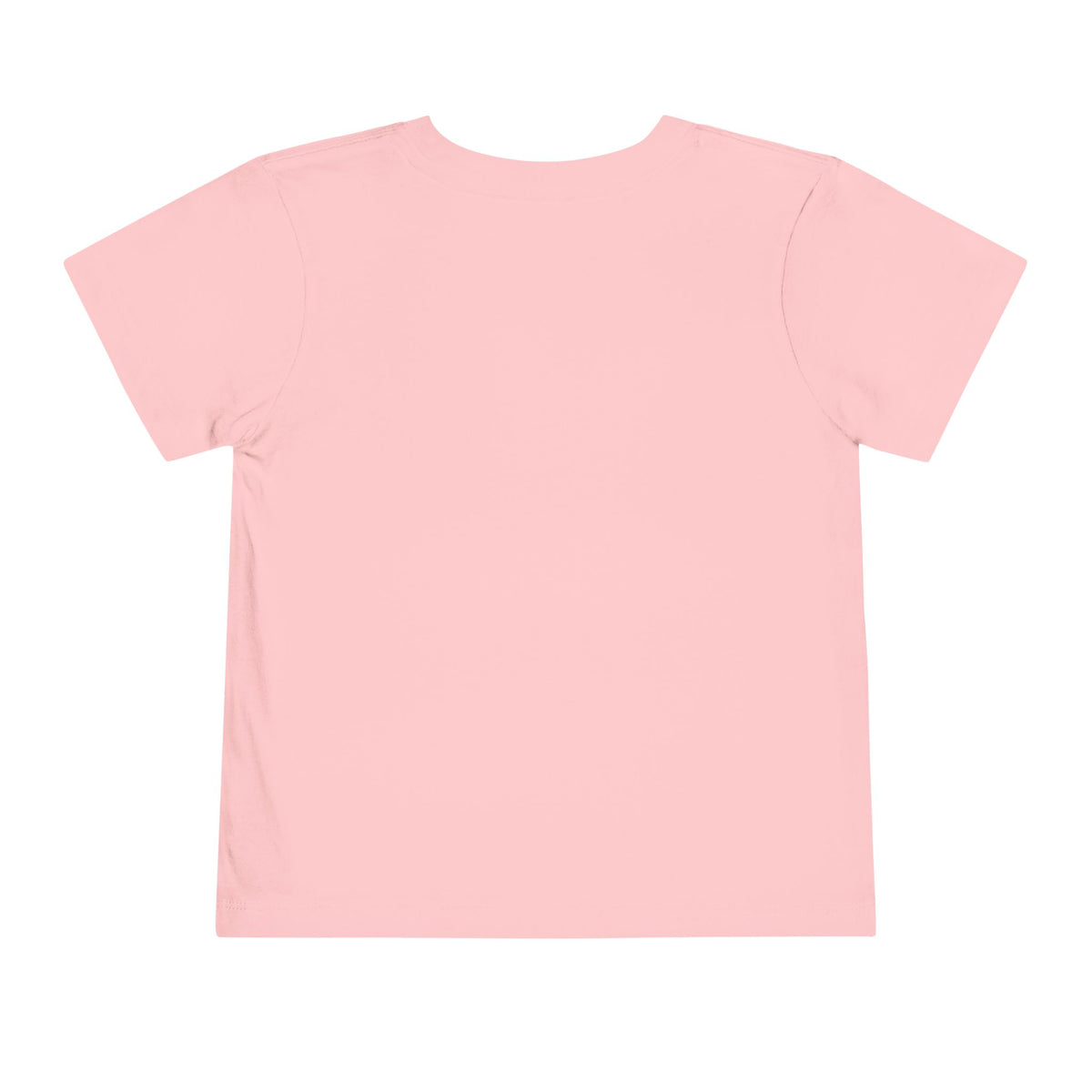 Toddler Tee — Cute Kawaii Strawberry "Powered by Faith & Giggles" Kids Shirt