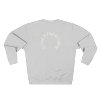 AI-Powered Execution Crewneck Sweatshirt — "God-Given Vision. AI-Powered Execution." Inspirational Graphic