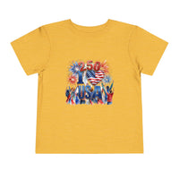 Toddler Tee - USA 250 Patriotic Fireworks 4th of July Shirt