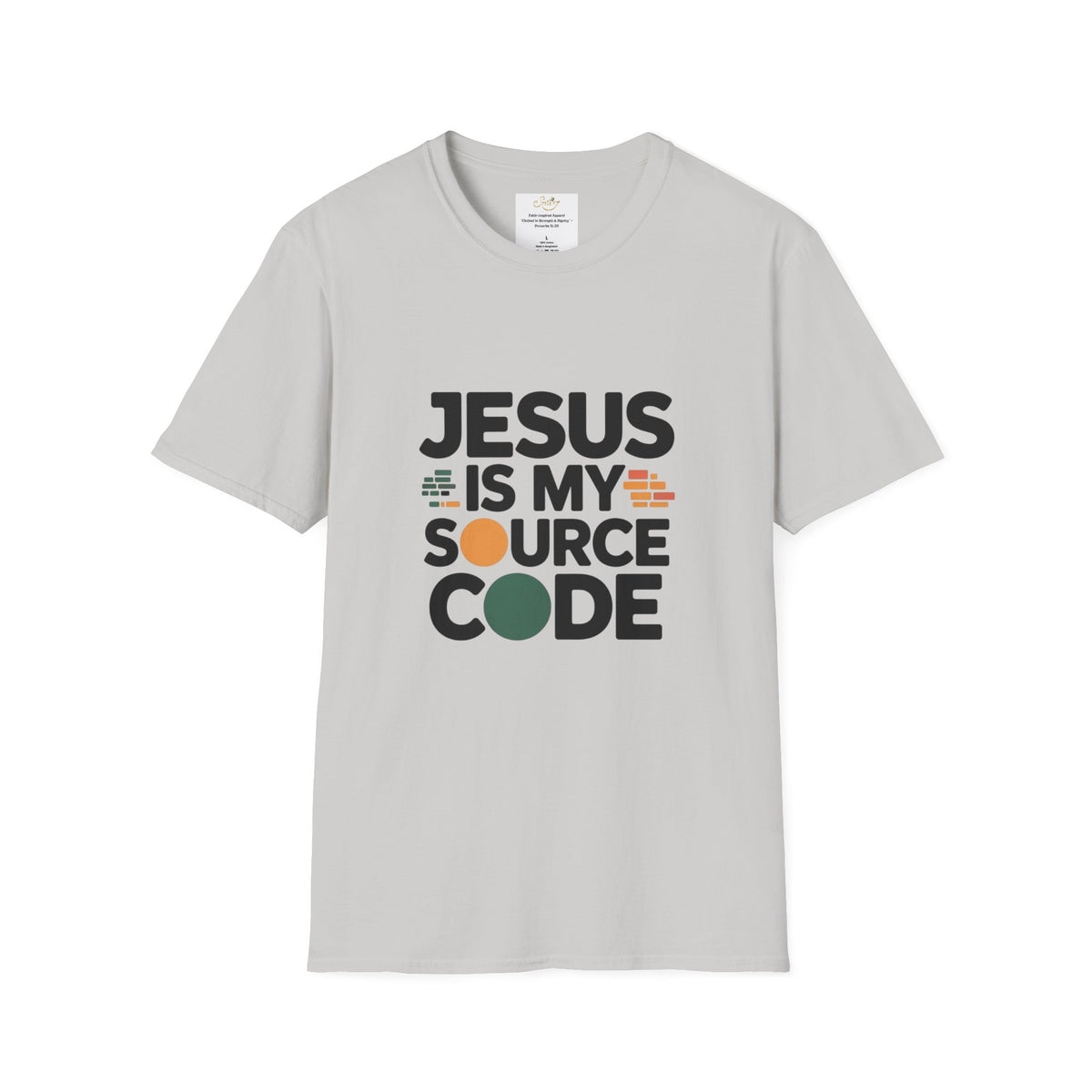 Jesus Is My Source Code T-Shirt — Christian Programmer Tee