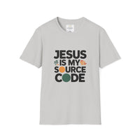 Jesus Is My Source Code T-Shirt — Christian Programmer Tee