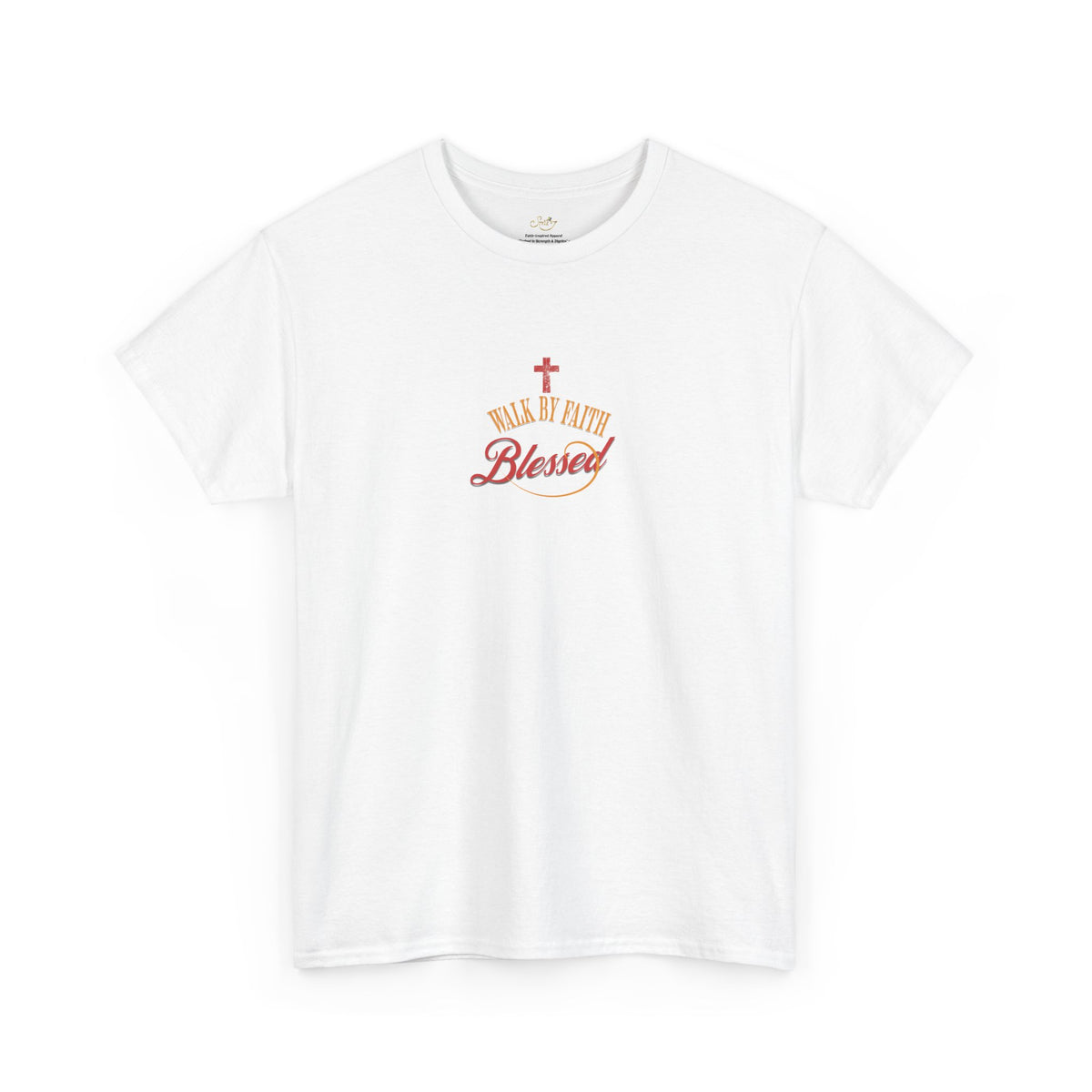 Unisex Blessed Faith T-Shirt — Christian Cross Religious Tee ("Blessed" design)