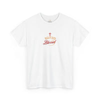 Unisex Blessed Faith T-Shirt — Christian Cross Religious Tee ("Blessed" design)
