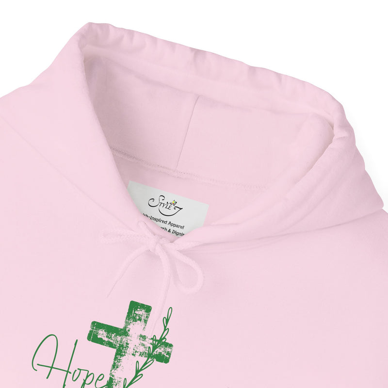 Faith Cross Hoodie — "Hope You Can Hold" Christian Pullover