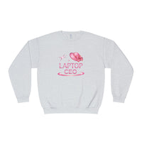 Be Your Own Boss Women’s CEO Sweatshirt — Laptop Boss Crewneck