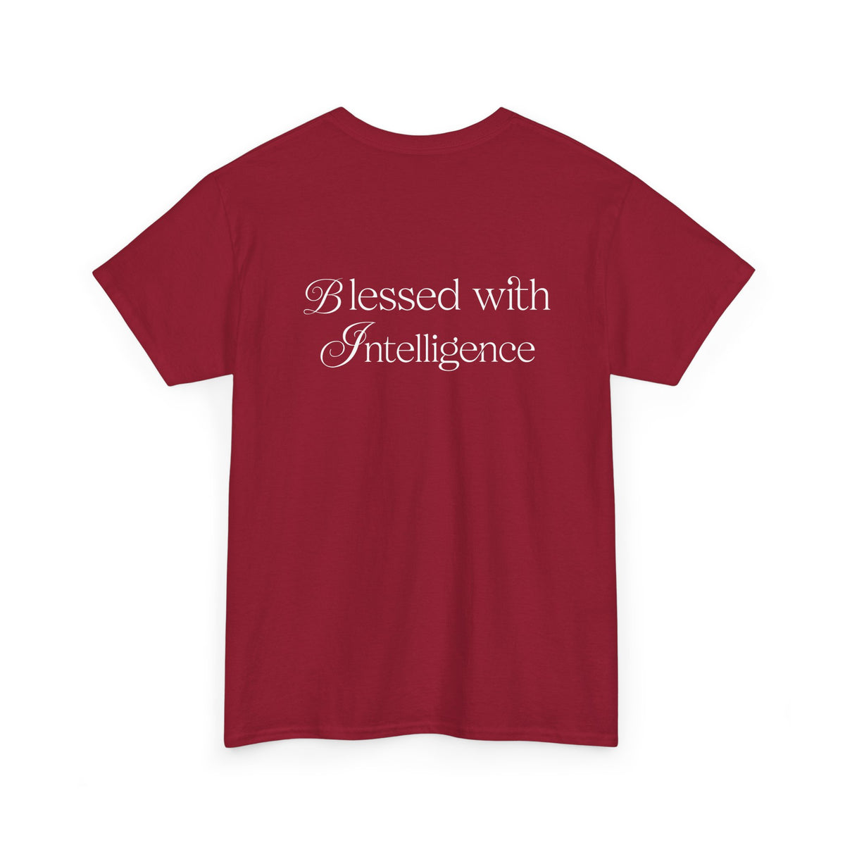 Amen & Algorithms T‑Shirt — “Blessed with Intelligence” Graphic Tee