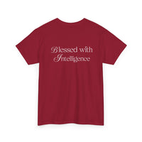 Amen & Algorithms T‑Shirt — “Blessed with Intelligence” Graphic Tee