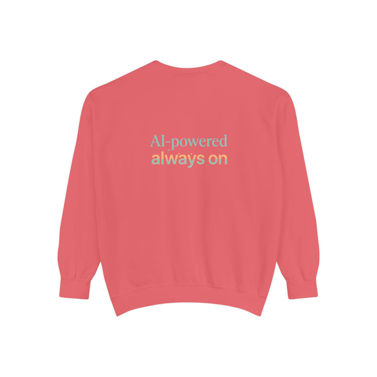 AI-Powered Sweatshirt — "God's Message Multiplied by AI" Crewneck
