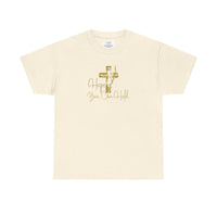 Christian T-Shirt - 'Hope You Can Hold' Gold Cross Tee