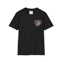Christian Cross T‑Shirt — "Wear Truth Share Grace" Front & "Blessed" Back