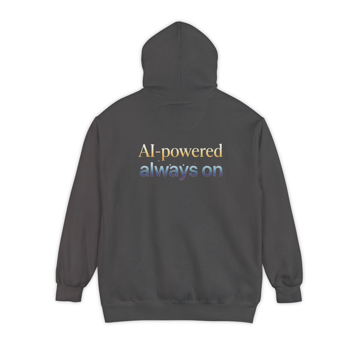 God's Message Multiplied by AI Hoodie — Faith & Tech Graphic Hoodie