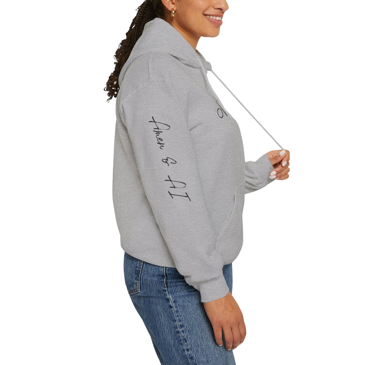 Amen & AI Unisex Heavy Blend™ Hooded Sweatshirt