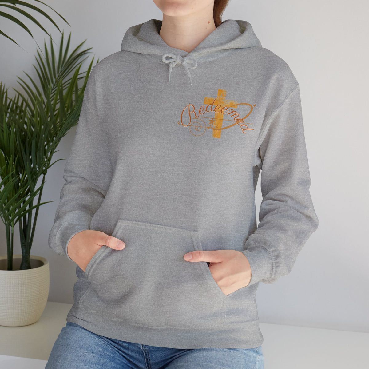 Saved Hoodie — Christian Cross Inspirational Pullover