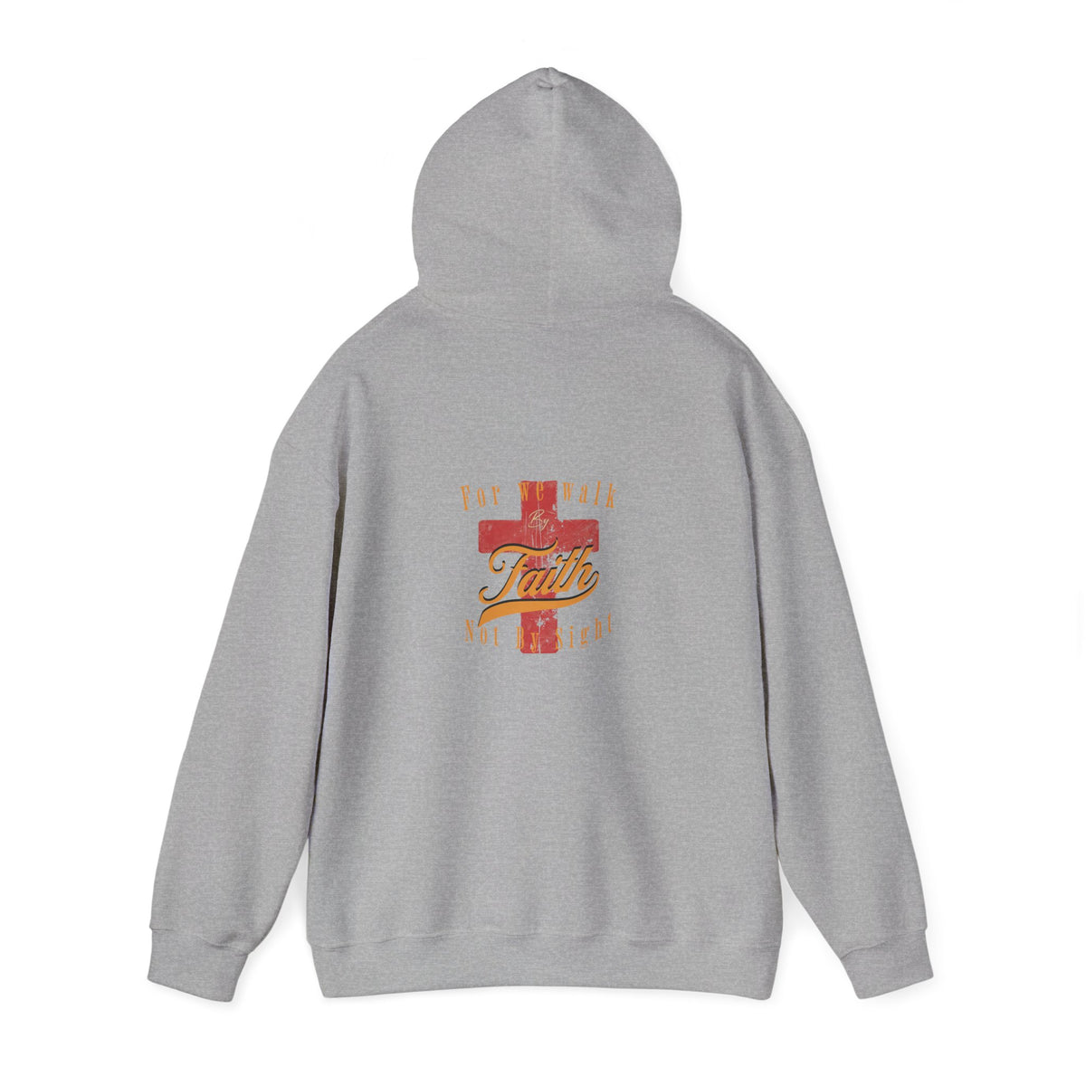 Unisex Blessed Faith Hoodie - 'Walk by Faith' Christian Pullover
