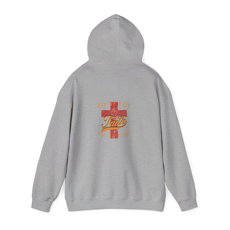 Unisex Blessed Faith Hoodie - 'Walk by Faith' Christian Pullover