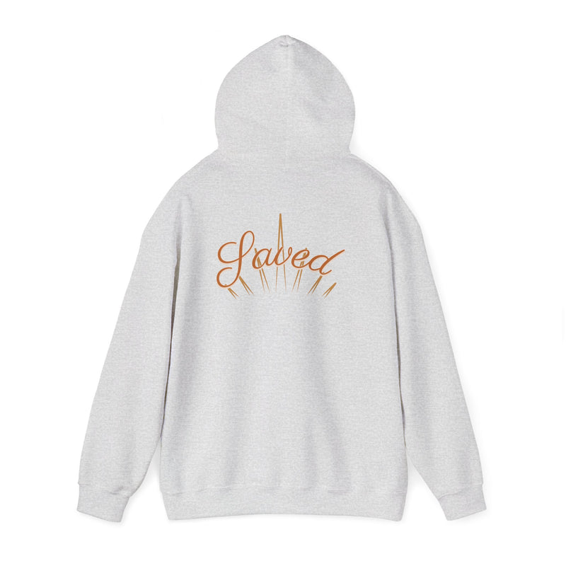Saved Hoodie — Christian Cross Inspirational Pullover