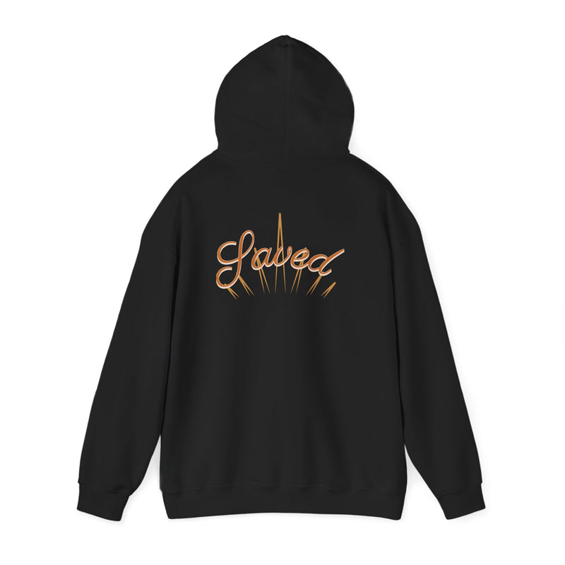 Saved Hoodie — Christian Cross Inspirational Pullover