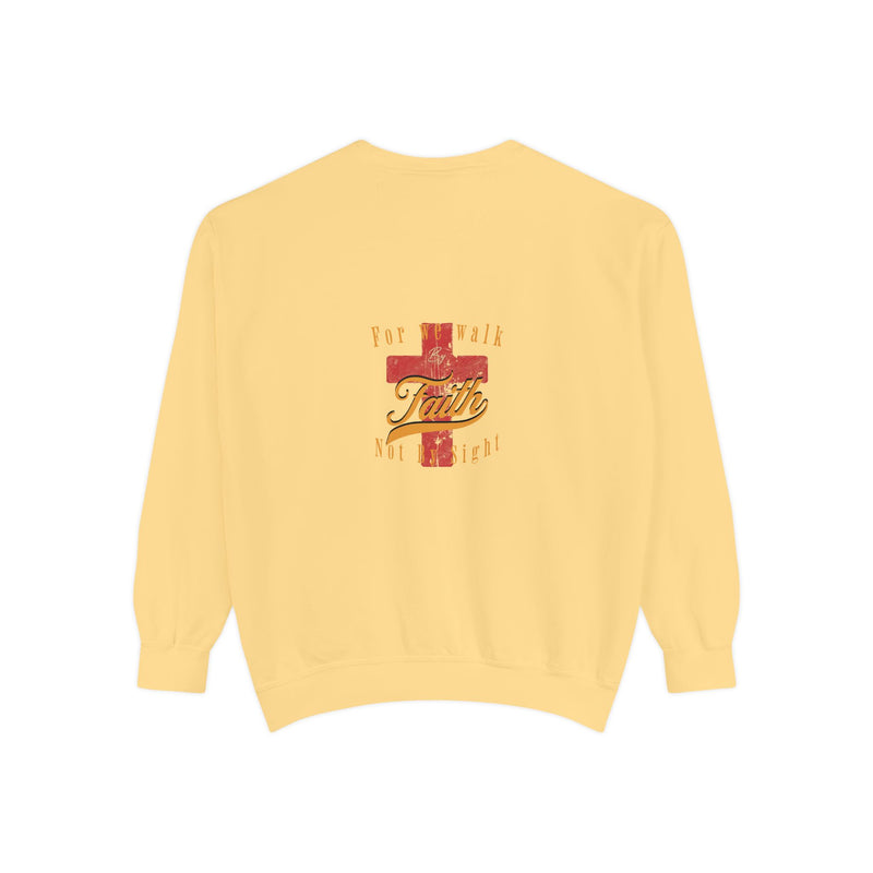 Unisex Blessed Faith Sweatshirt — Christian Cross Pullover