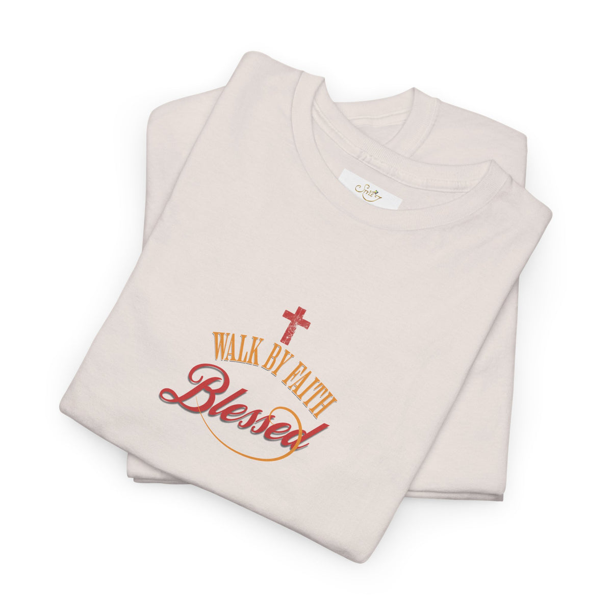 Unisex Blessed Faith T-Shirt — Christian Cross Religious Tee ("Blessed" design)