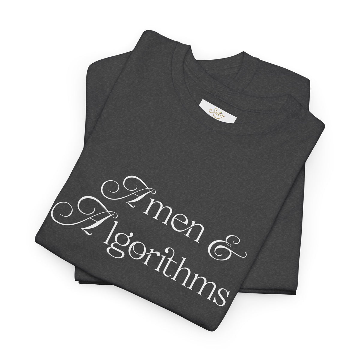 Amen & Algorithms T‑Shirt — “Blessed with Intelligence” Graphic Tee