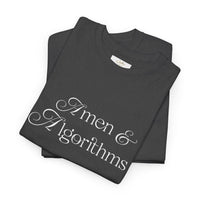 Amen & Algorithms T‑Shirt — “Blessed with Intelligence” Graphic Tee