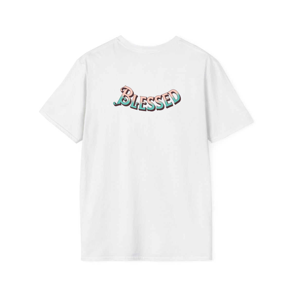 Christian Cross T‑Shirt — "Wear Truth Share Grace" Front & "Blessed" Back